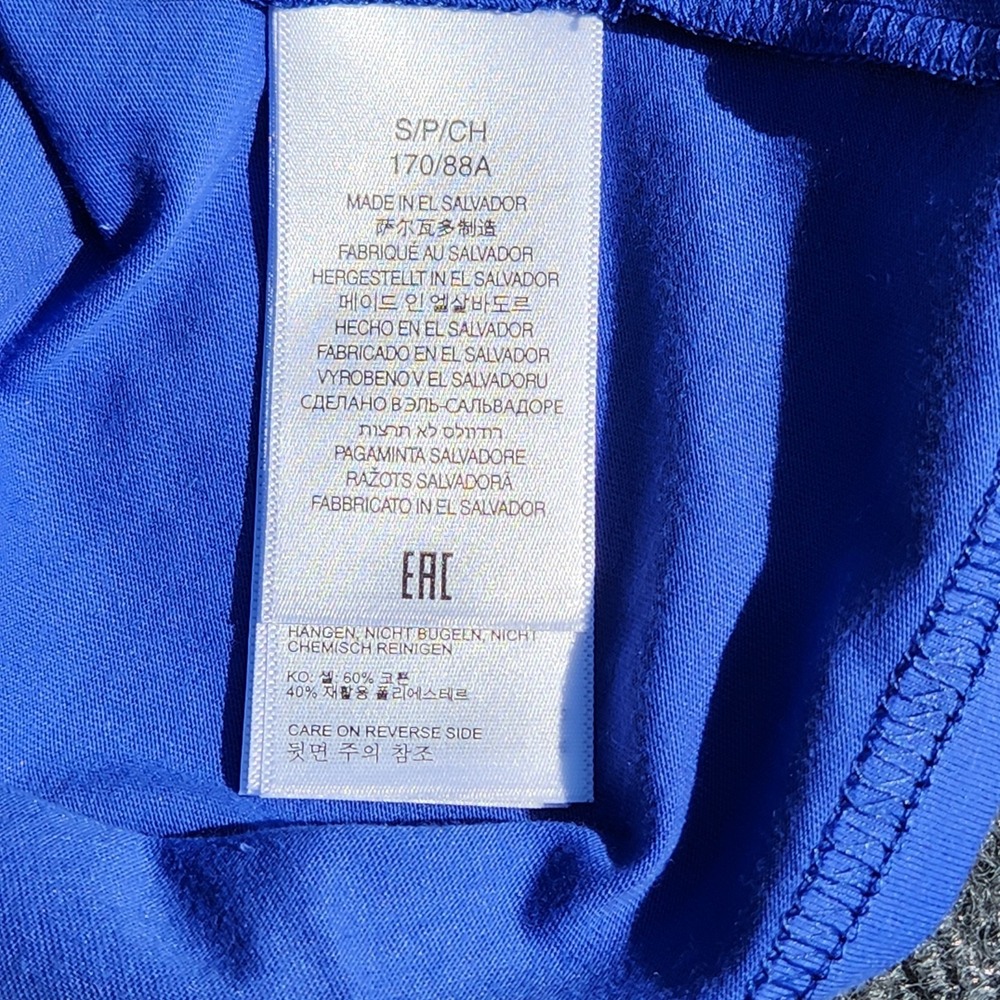 Marmot Mountain Works Mens Tee T Shirt Trail Blue Short Sleeve Graphic logo sz S - Picture 5 of 8